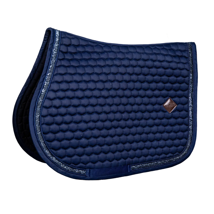 Tapis de selle Glitter band Jumping Marine - Kentucky