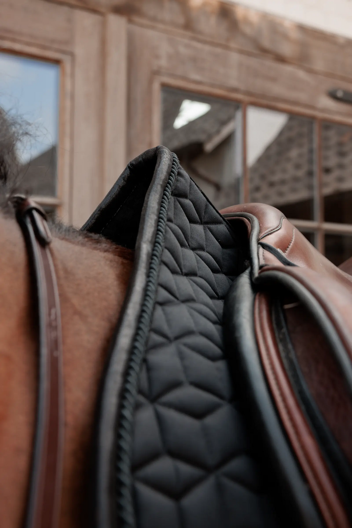 Tapis de selle pailleté jumping Noir - Kentucky
