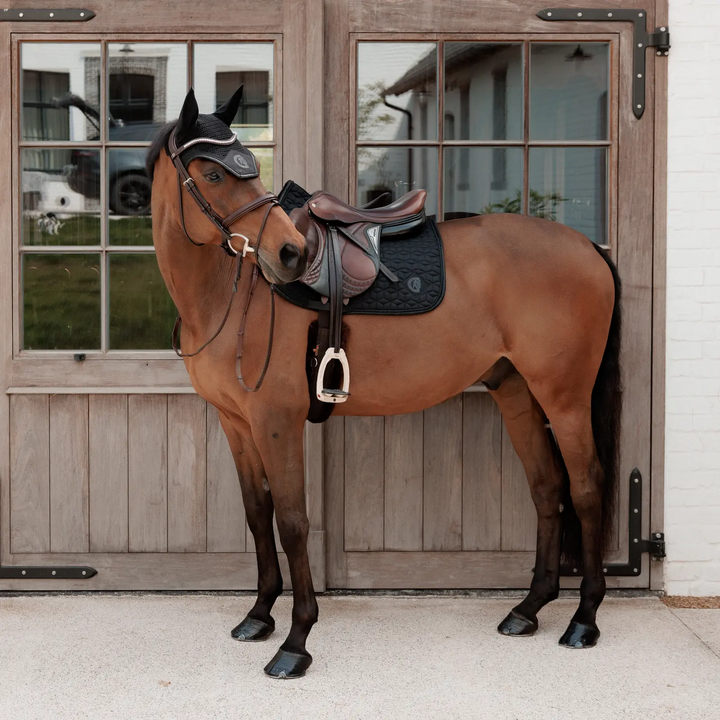 Tapis de selle pailleté jumping Noir - Kentucky