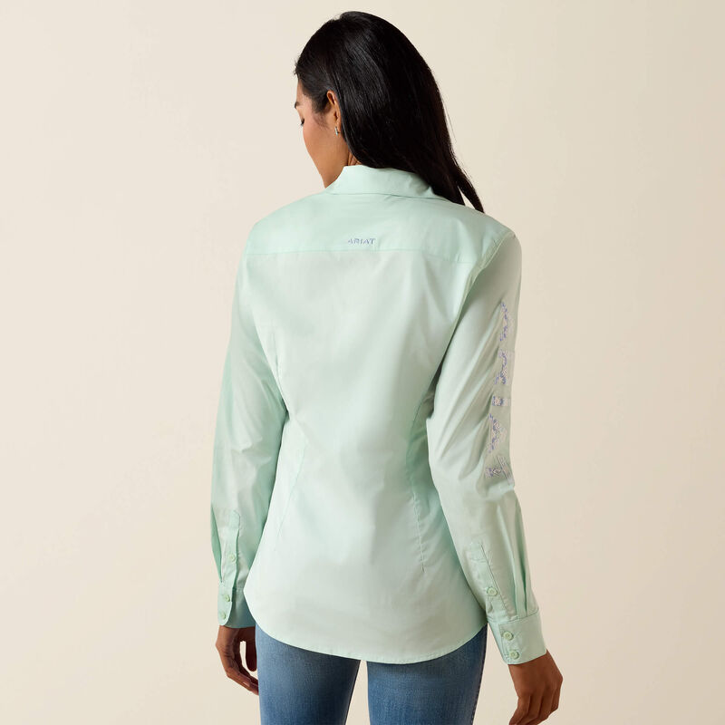 Team kirby western shirt Dusty Aqua - Ariat