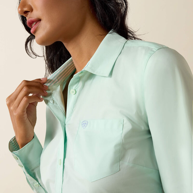 Team kirby western shirt Dusty Aqua - Ariat