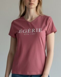 Tee-shirt Céline Rose mystique - Égérie