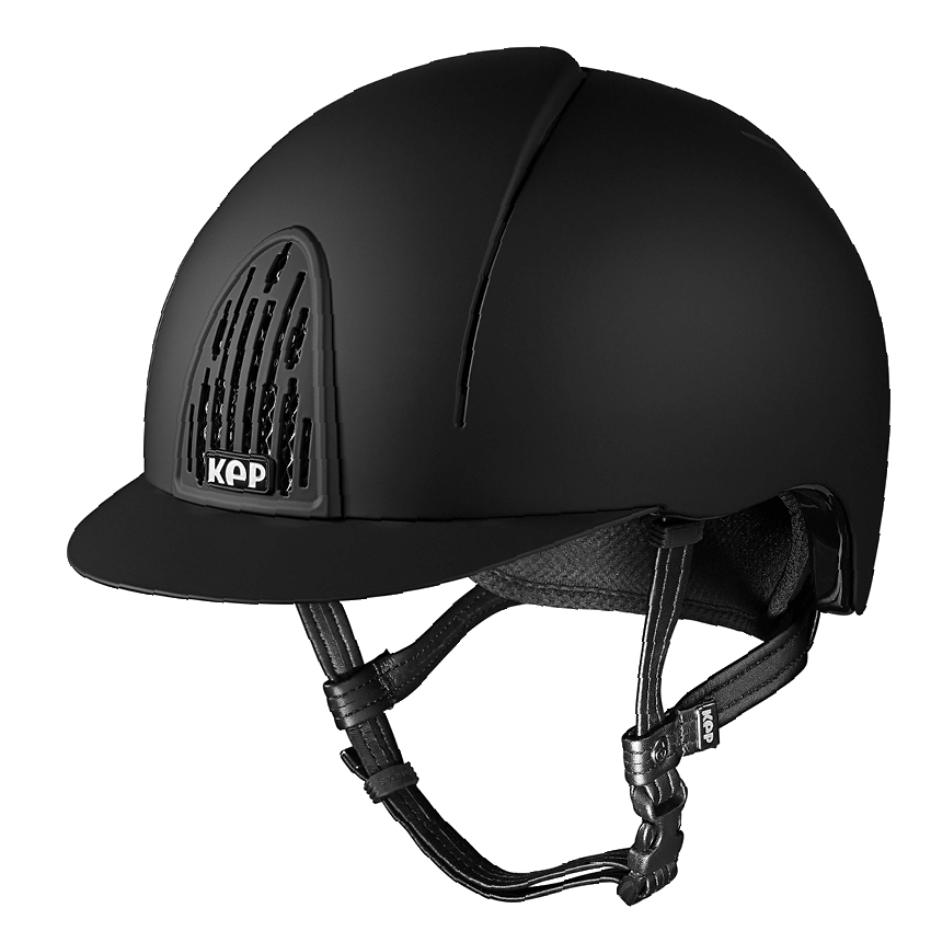 casque d'équitation Kep smart noir matt visière standard