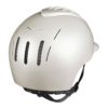 Casque d'équitation de marque Kep modèle Endurance visière standard couleur blanc perle vue de l'arrière