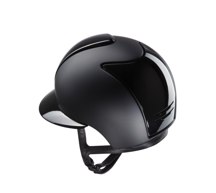 casque d'équitation KEP cromo 2.0 textile polish visière polo noir