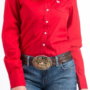 chemise-western-femme-rouge-cinch-solid