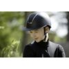Casque d'équitation lady shield de la marque HKM couleur noir / argent