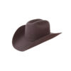 chapeau cowboy western feutre marron