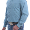 chemise equitation western homme cinch bleu ciel