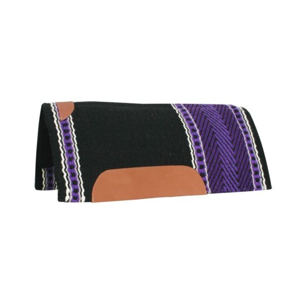 tapis de selle western NHA BAR 8 coloris violet et noir