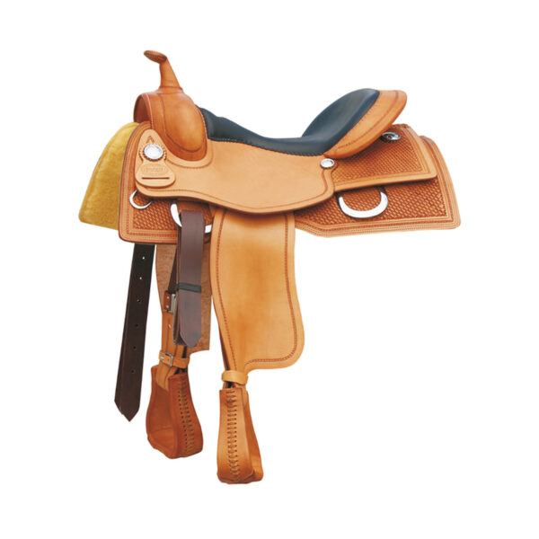 selle pour cheval équitation western marque pool's working cow