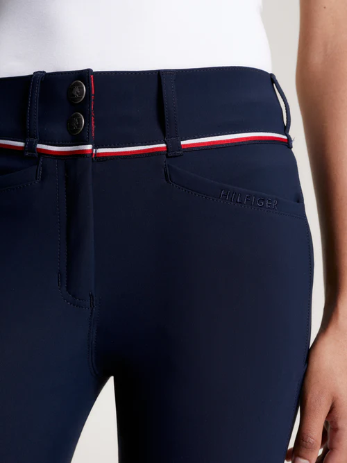 pantalon d'équitation tommy hilifiger equestrian femme couleur bleu marine modèle geneva