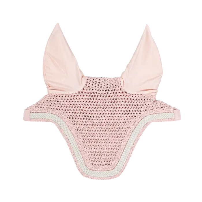 bonnet anti-mouche pour cheval marque kentucky wellington rose gold