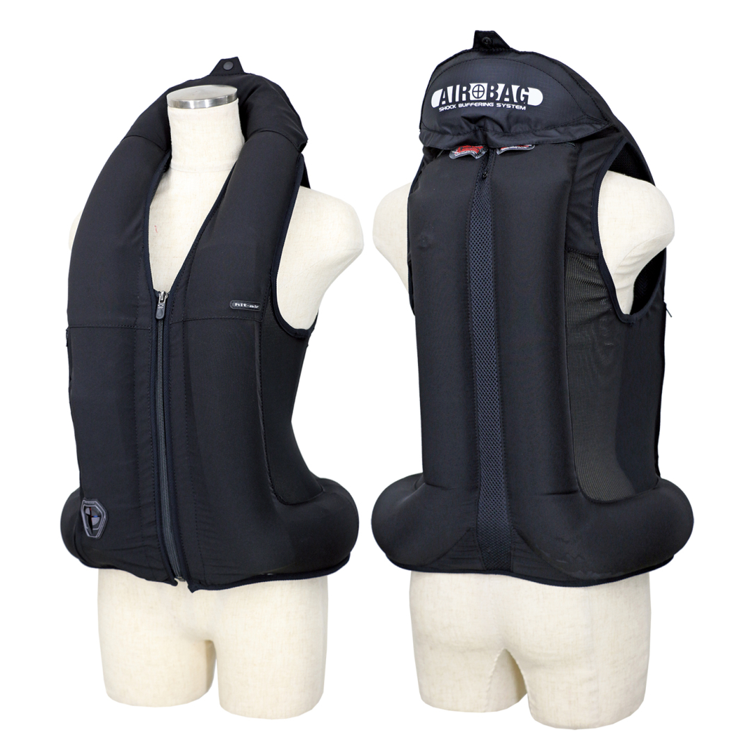 gilet airbag airflex pour cavalier équitation noir