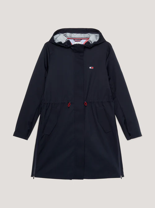 imperméable pluie tommy hilfiger equestrian pour homme ou femme bleu marine