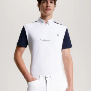 polo-de-concours-tommy-hilfiger-equestrian-rochester-homme-blanc