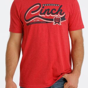 tee-shirt-equitation-western-cinch-homme-rouge