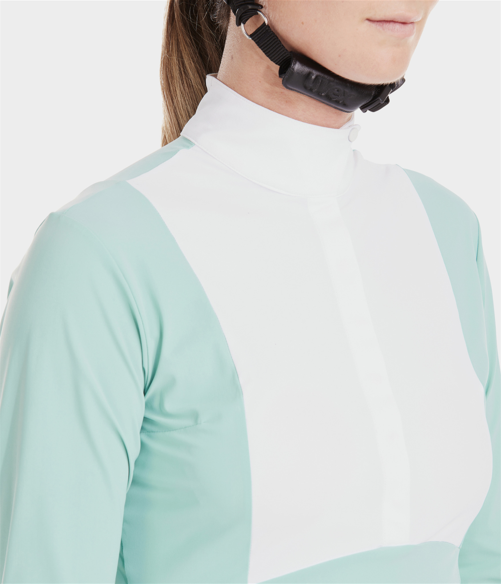 polo de concours d'équitation pour femme horse pilot couleur azur