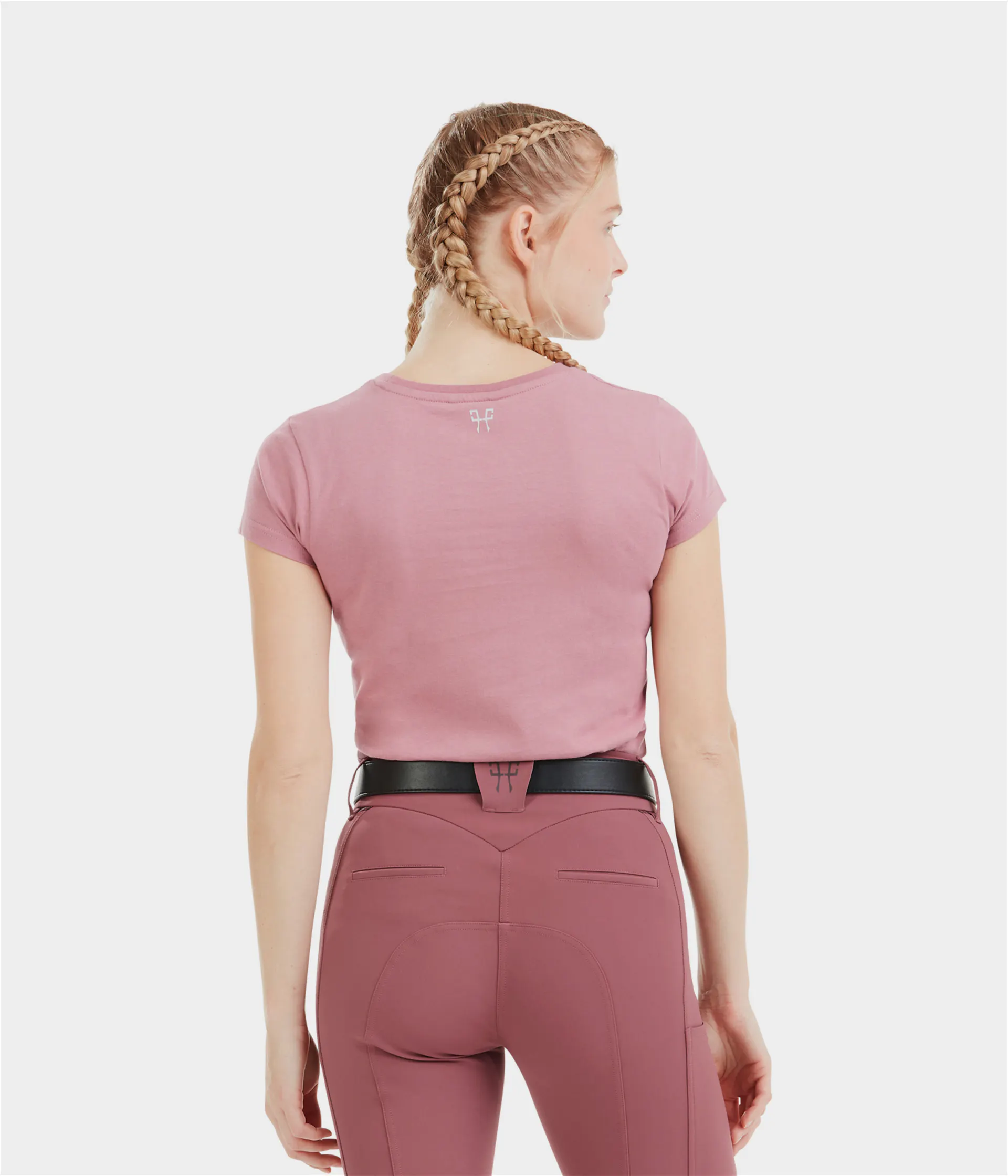 tee-shirt équitation femme horse pilot team couleur rose