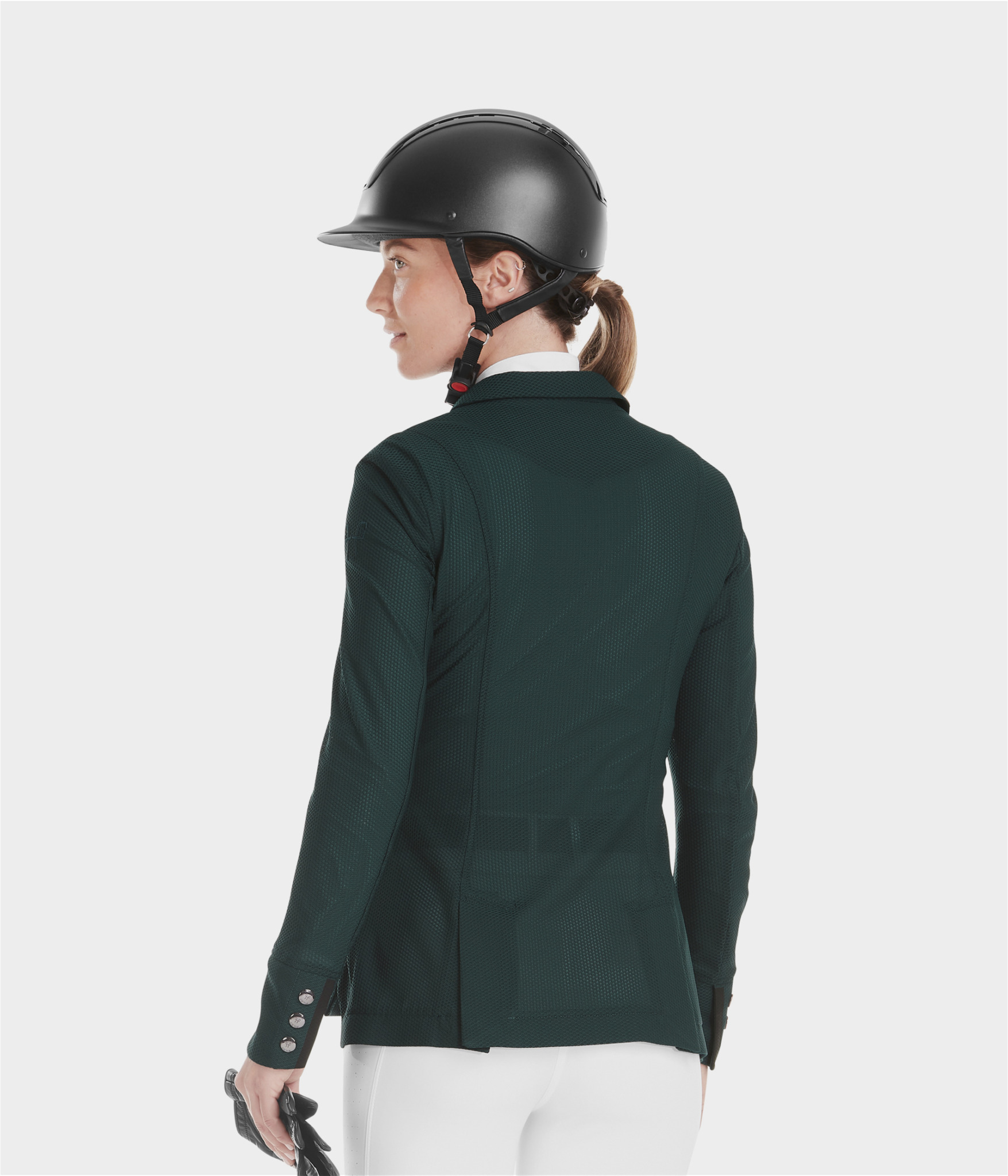 veste de concours d'équitation pour femme aeromesh pour femme vert foncé