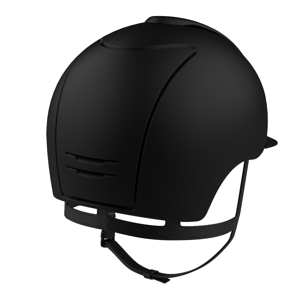 casque cavalier équitation de marque kep modèle cromo 2.0 matt noir visière standard