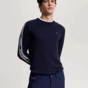 sweat-pull-tommy-hilfiger-equestrian-seattle-jacquard-marine-homme