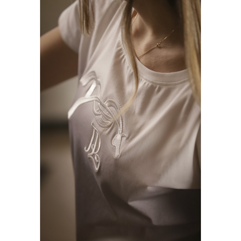 t-shirt équitation pénélope poppy strass femme cavalière