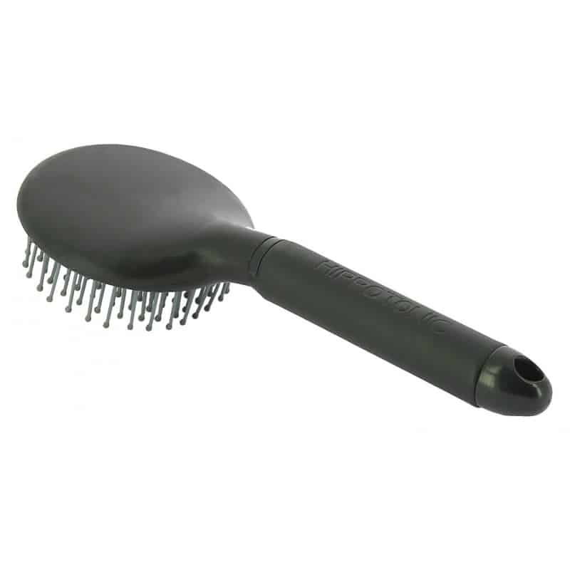 brosse à crin cheval équitation hippotonic soft couleur noir