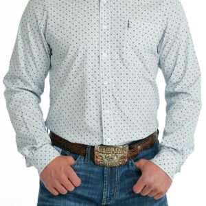 chemise-equitation-western-homme-cinch-a-motif-gris