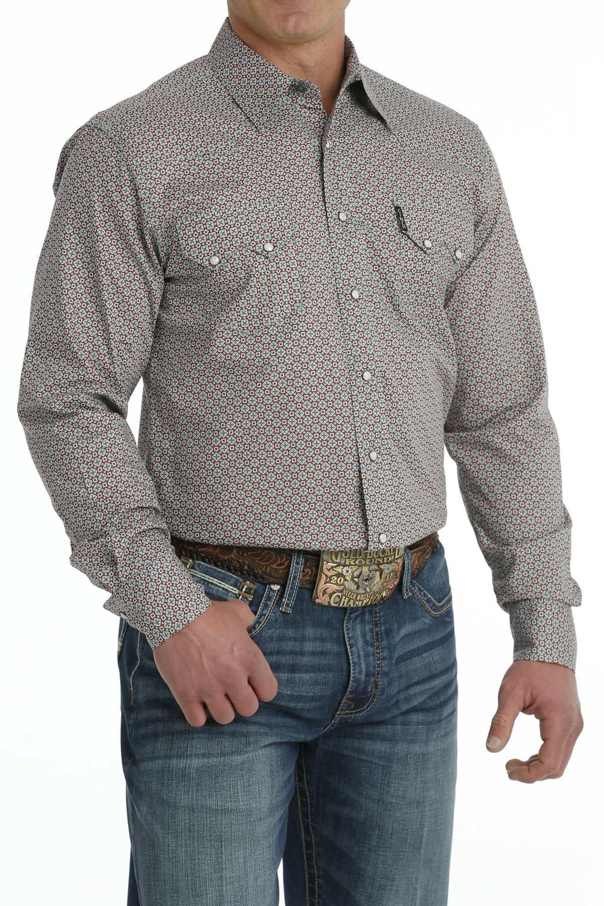 chemise-equitation-western-homme-cinch-gris-2