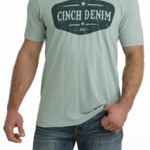 tee-shirt-equitation-western-homme-cinch-turquoise