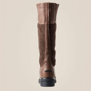 bottes pour l'équitation western ou la campangne femme de marque ariat modèle windermere couleur marron