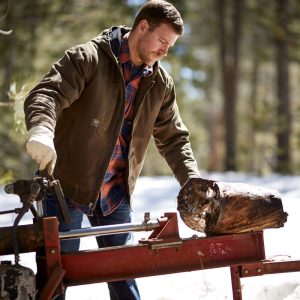 veste pour homme ariat rebar pour l'équitation western marron