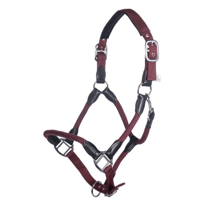 licol pour cheval de marque Hkm modèle Carlotta couleur Bordeaux