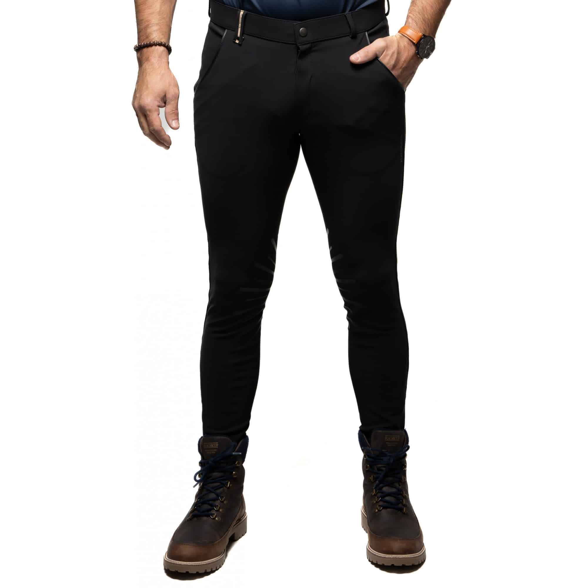 pantalon d'équitation pour homme flags and cup couleur marine modèle skansen