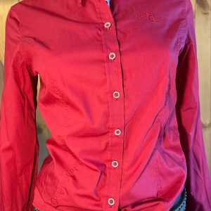 chemise femme équitation western de marque fence2fence modèle wine couleur rouge